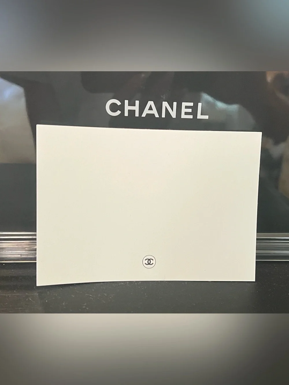 Chanel Blank Message Card / Note Card